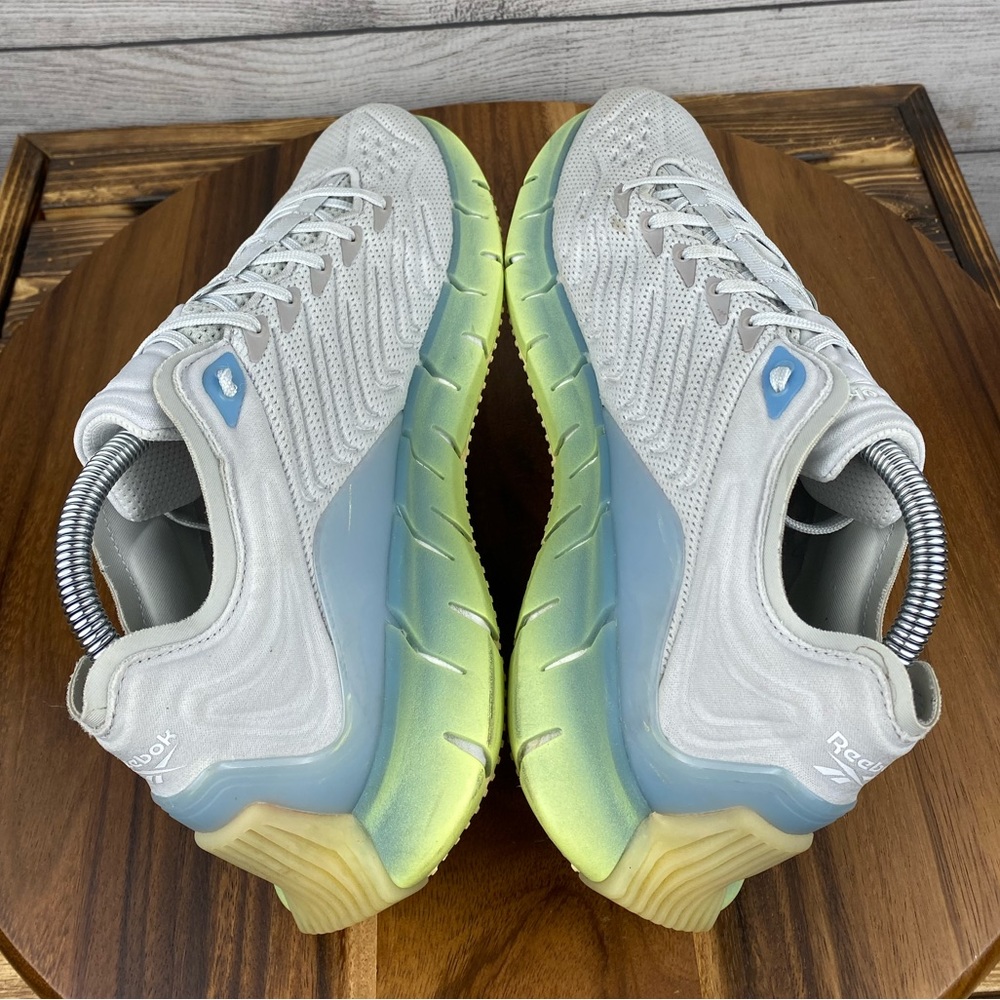 Reebok Zig Kinetica Lemon Glow Fluid Blue Training Shoe EH2811 Women’s Size 9.5 - Picture 7 of 11
